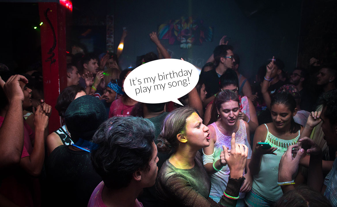 Birthday Song Request DJ