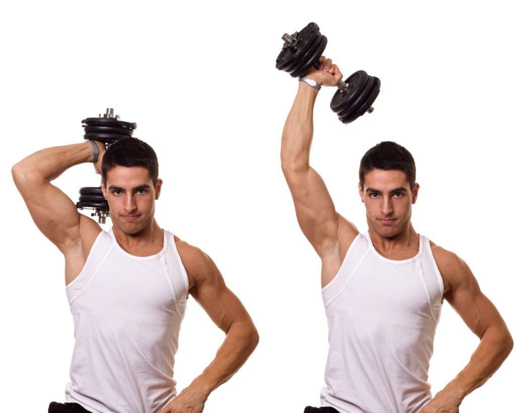 Best Workout Technique #9 - Overhead Dumbbell Triceps Extension Exercise
